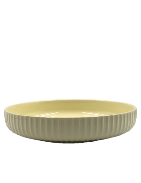 Plato hondo Comacchio blanco 20cm