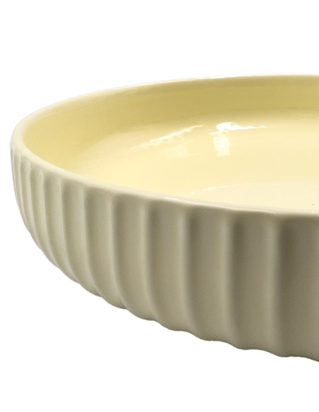 Plato hondo Comacchio blanco 20cm