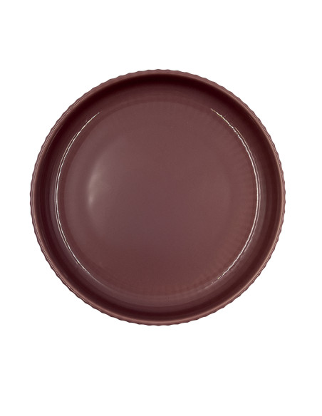 Plato hondo Comacchio morado 20cm