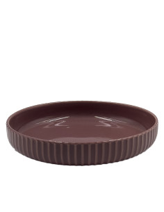 Plato hondo Comacchio morado 20cm