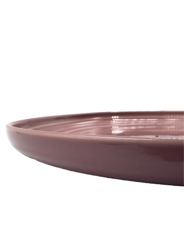 Plato Fondo Comacchio Morado 25cm - Elegancia en tu Mesa