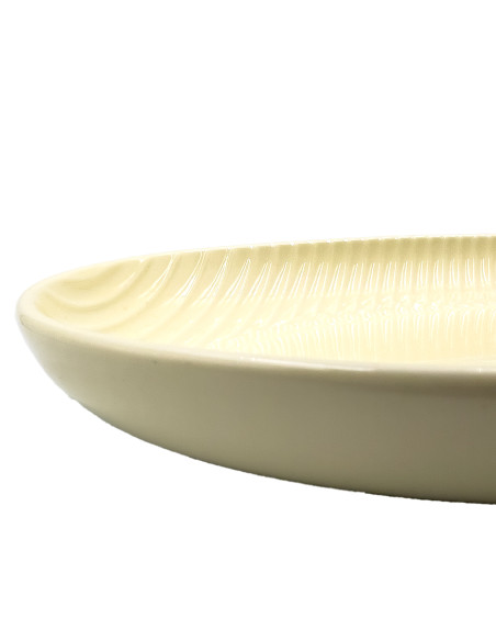 Plato ovalado Comacchio blanco 30,5cm