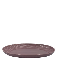 Plato ovalado Comacchio morado 30,5cm