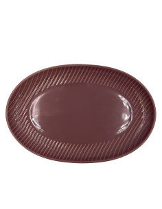 Plato ovalado Comacchio morado 30,5cm 2