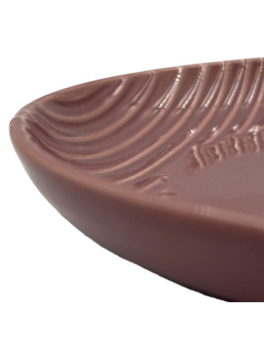 Plato Ovalado Comacchio Morado 30,5cm - Elegancia en tu Mesa