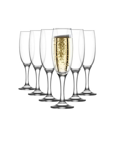 Copa de Champán 220ml Set de 6 - Elegancia y Estilo