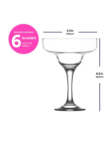 Copa Margarita 295ml set de 6