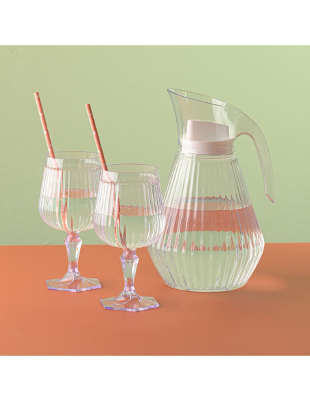 Copa plástica vino transparente 350ml