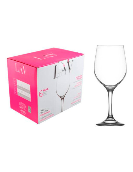 Copa vino 480ml set de 6