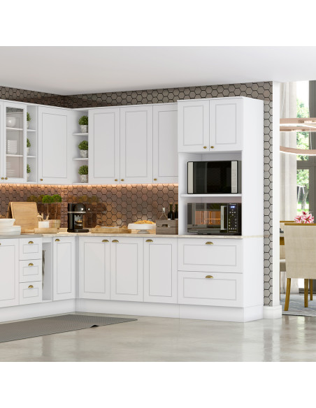 Aéreo cocina Americana blanco 120cm