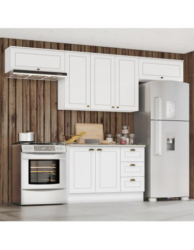 Aéreo Cocina Americana Blanco 1 Puerta 80cm - Mueble de Cocina