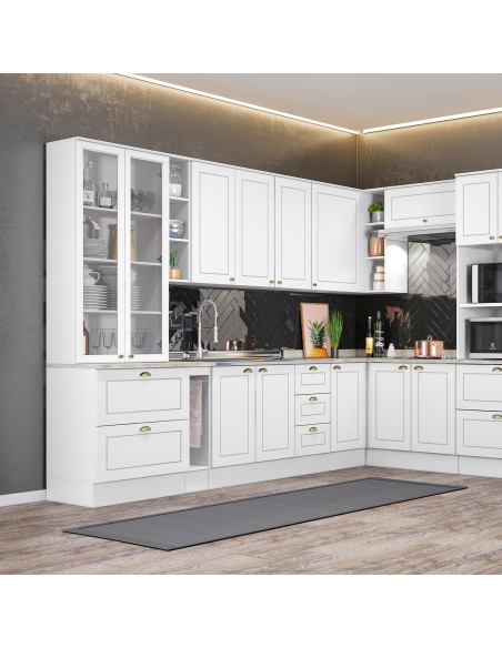 Aéreo cocina Americana blanco 120cm