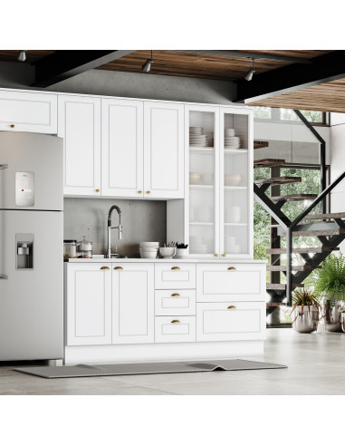 Aéreo Cocina Americana Blanco 120 cm - Muebles de Cocina