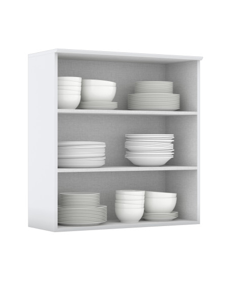 Aéreo cocina Americana blanco 2 puertas 80cm