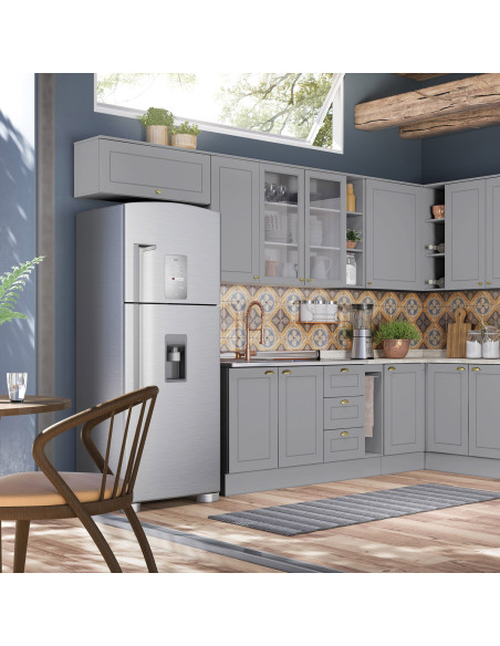 Aéreo cocina Americana gris 1 puerta 80cm