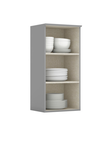 Aéreo Cocina Americana Gris 40cm - Mueble de Cocina