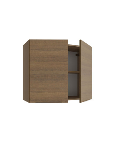 Aéreo de Cocina Stella Café 2 Puertas 80cm - Mueble Modular