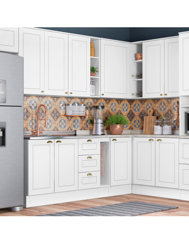 Aéreo Especiero Americana Blanco 20cm - Mueble de Cocina