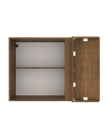 Aéreo esquinero Agata gris 1 puerta 94cm