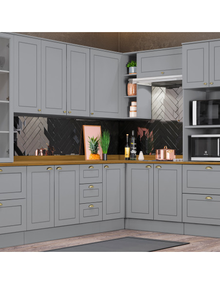 Aéreo esquinero Americana gris 94cm