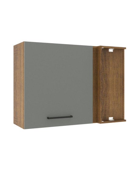 Aéreo esquinero Agata gris 1 puerta 94cm