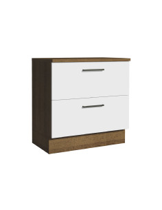 Base cocina Agata blanco 2 cajones 80cm