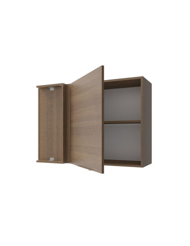Aéreo Esquinero Stella Café 1 Puerta 94cm - Mueble de Cocina