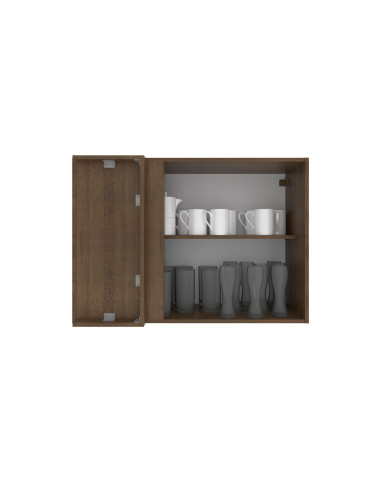 Aéreo Esquinero Stella Café 1 Puerta 94cm - Mueble de Cocina