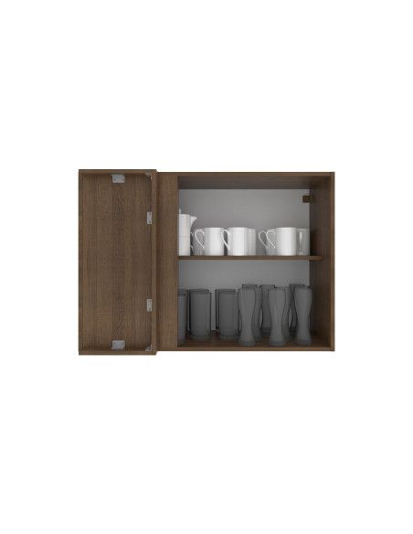 Aéreo esquinero Stella café 1 puerta 94cm