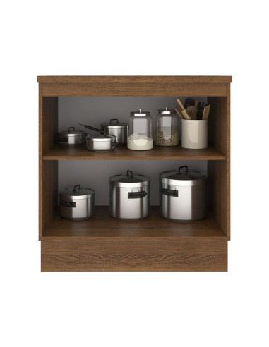 Base cocina Agata gris 2 puertas 80cm