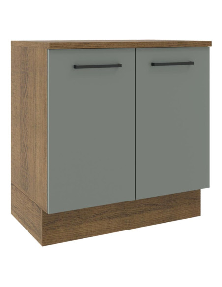 Base cocina Agata gris 2 puertas 80cm