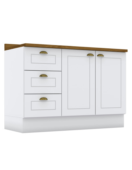 Base cocina Americana blanco 120cm