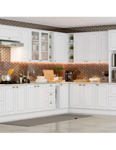 Base Cocina Americana Blanco 40 cm - Mueble de Cocina