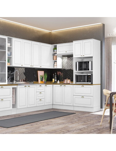 Base cocina Americana blanco 80cm