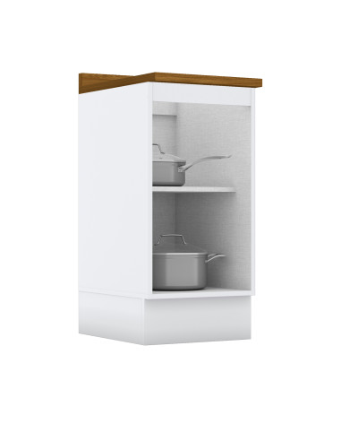 Base Cocina Americana Blanco 40 cm - Mueble de Cocina