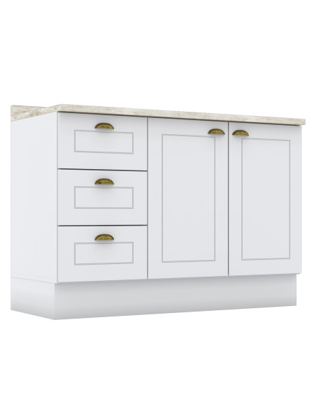 Base cocina Americana blanco 120cm