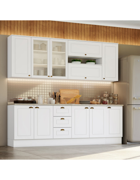 Base cocina Americana blanco 80cm