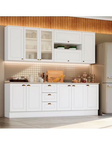 Base Cocina Americana Blanco 40 cm - Mueble de Cocina