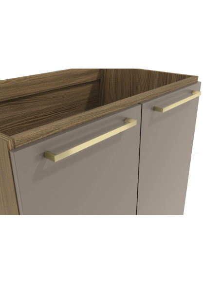 Base cocina Botanic gris 2 puertas 80cm