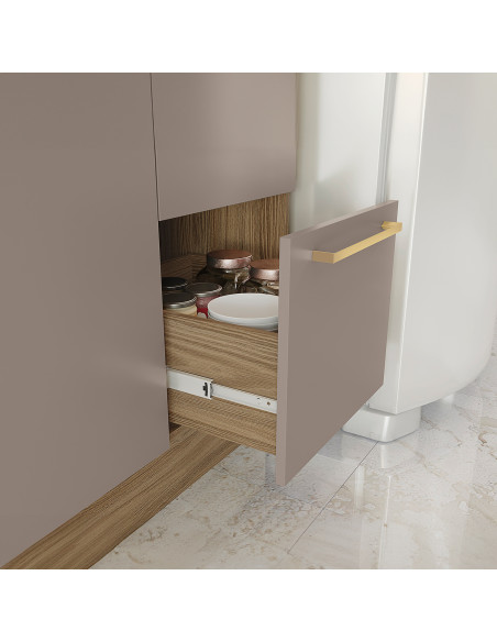 Base cocina Botanic gris 2 puertas 120cm