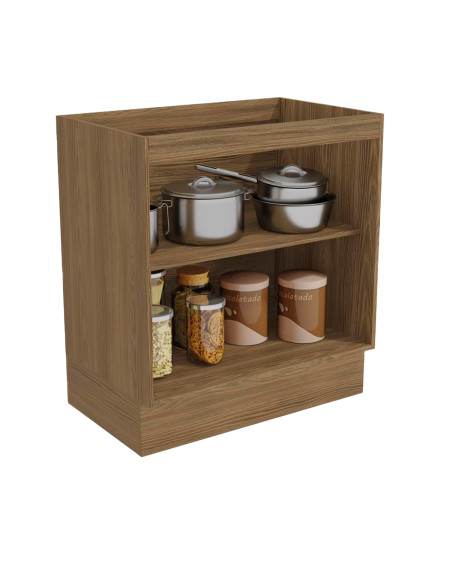 Base cocina Botanic verde 2 puertas 80cm