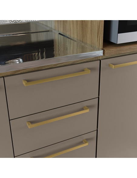 Base cocina Botanic verde 2 puertas 120cm