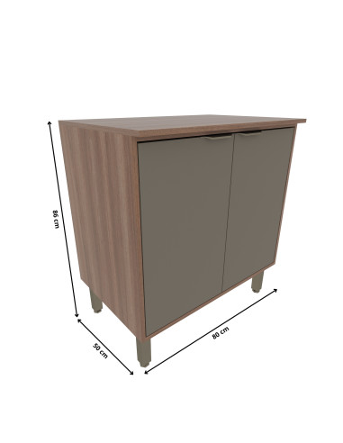 Base Cocina Louise 80 Cm - Mueble Moderno para Cocina
