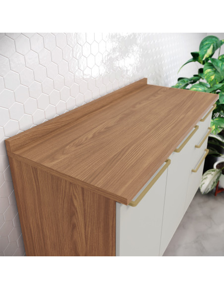 Base cocina Requinte 3 puertas 2 cajones 120cm