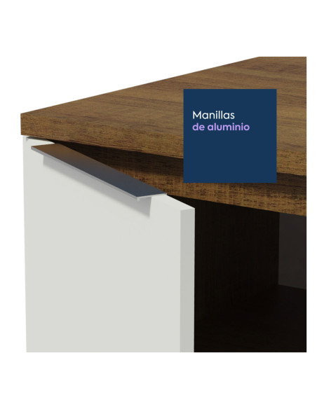 Base cocina Stella blanco 2 puertas 120cm