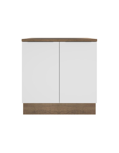 Base cocina Stella blanco 2 puertas 80cm