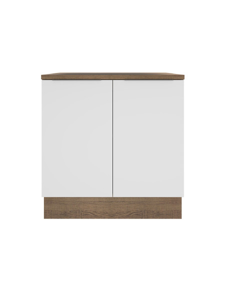 Base cocina Stella blanco 2 puertas 80cm