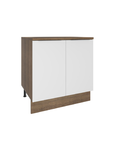 Base cocina Stella blanco 2 puertas 80cm