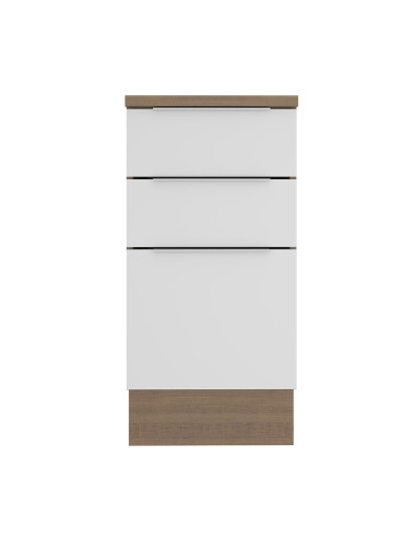 Base Cocina Stella Blanco 3 Cajones 40cm - Mueble Modular