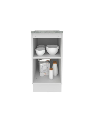 Base Cocina Stella Blanco 40 Cm - Mueble Moderno y Funcional